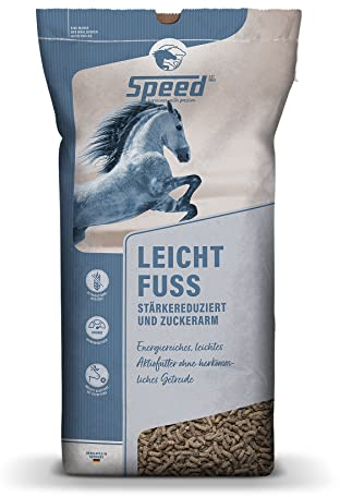 Speed LEICHT Fuss, 1 x 20 kg, leichtes Aktivfutter für Pferde, hochenergetisch, ohne herkömmliches Getreide, ideale Unterstützung im Muskelaufbau, dopingfrei