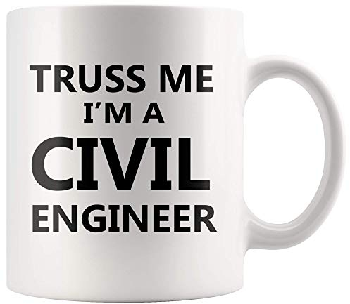 874 Café Taza Truss Me Soy Ingeniero Civil Profesión De Ingeniería Estudiante De Maestría Tazas Café De Cerámica Divertido Regalo Taza Divertida Taza Desayuno 330 Ml