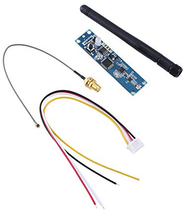 Nimomo DMX512 Ricevitore Trasmettitore, 2,4 GHz DMX512 Ricetrasmettitore Modulo PCBScheda Di Apprendimento, Controller Luci LED Dmx Wireless Ricevitore Trasmettitore Con Antenna