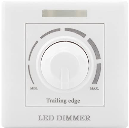 LED-Lichtdimmerschalter mit IR-Fernbedienung – Steuerung der Helligkeit, Kompatibel mit Verschiedenen Dimmleistungen für Heim-, Gewerbe- oder Unterhaltungsbeleuchtung (220V)