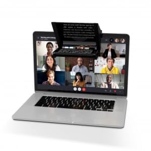 Leeventi Teleprompter für Notebooks und Laptops, Universelle Kompatibilität mit Allen Laptops, Kompatibel mit Allen Smartphones sowohl Apple als auch Android