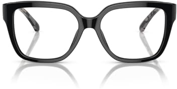 Michael Kors MK4112 Polanco Prescription Eyewear Frames, Black/Demo Lens, 54 mm