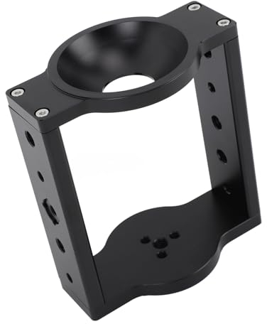 75mm Tripod Head Bowl Riser Aluminum Half Ball Flat to Bowl Adapter Converter Riser for Camera Tripod