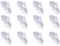 6 Paare Nasenpads aus Silikon - Rutschfeste Brillenpads - Transparent für Brillen & Sonnenbrillen - Rutsch Stopper - Gläser Nasenpad - Brillenzubehör
