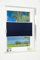 K-Home Klemmfix-Plissee Palma Blau 30 x 130 cm (B x L) Lichtschutz +++ Moderne Crushed Optik +++