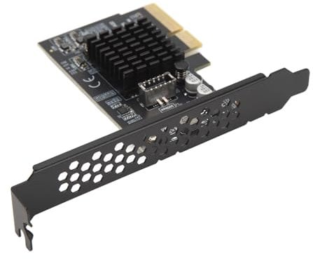 PCIe USB 3.2en2 3.2 C 20 Gbit/s USB Gen 2 Erweiterungskarte Typ C 20 Gbit/s ASM3242 Hauptsteuerung PCIe zu für Desktop-Gehäuse – Hochgeschwindigkeits-Desktop, |