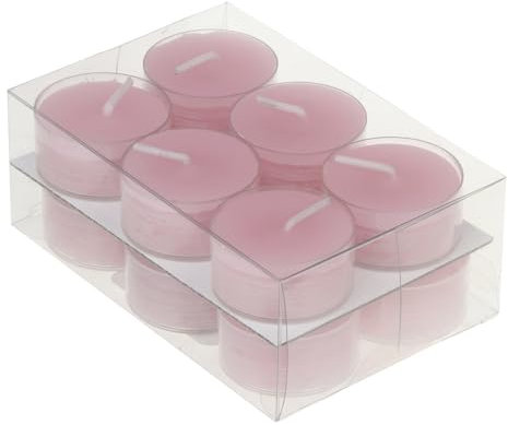 Teelichter in Kunststoffhülle Rosa 18/38mm, 12er-Pack Steinhart Kerzen in RAL-Kerzen Güte Qualität