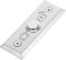 Mikikit 1set Push to Exit Button Wall Panel for Door Access Control System Doorbell Cover Plate for Offices Banks Gas Stations and More Easy Installation Versatile Use