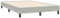 vidaXL Boxspringbett ohne Matratze Hellgrau 120x210 cm Samt, Bett, Bettgestell, Doppelbett, Schlafzimmermöbel, Bettrahmen, Samtbett, Polsterbett