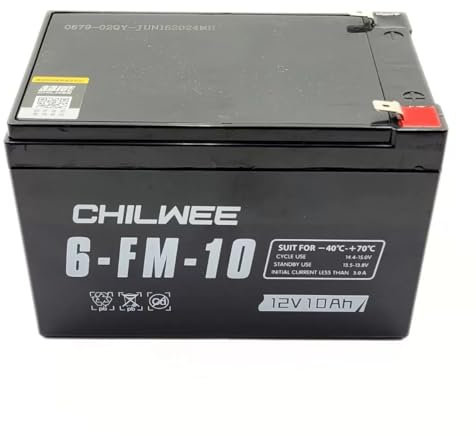 Batterie 12V 10Ah étanche gel/plomb pour voiture électrique enfant