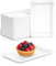 Commerline Lot de 3000 assiettes rectangulaires en carton (10 x 16 cm), jetables, pour fête et restauration, vaisselle jetable respectueuse de l'environnement, assiettes de service et assiettes en