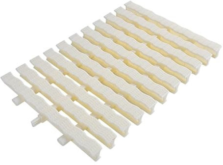 Drainage Overflow Grate, ABS Overflow Drain Grate, Gutter Overflow Grate, Drain Cover For Outdoor And Indoor Bathrooms Kitchens(Width25cm-10PCS), White,