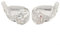 LVYXON Kit de reparación de carcasa de auriculares con tornillos, compatible con unidades de controlador de 8 mm, piezas de repuesto transparentes, para auriculares Shure SE535 SE425 SE315 SE215