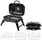 Alivio Portable BBQ Grill, Garden Charcoal Grill for Outdoor, Patio (Black)