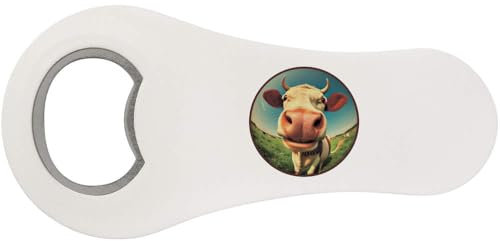 'Smiling Cow' Bottle Opener Fridge Magnet (BO00090057)