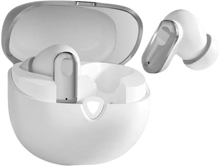 Wireless Earphones, Noise Cancelling Wireless Ear Buds, Fast Charging, Headset with Stereo Deep Bass, Clear Calls, Electronic Gadgets for Smartphones, Tablets, Laptops, Travel, Work, Fitness, 6x5x4cm
