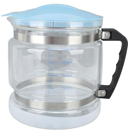 Contenitore d'acqua distillatore da 4L, brocche d'acqua filtrate multiuso di vetro 1 gallone Prima per bere bellezza e cura della pelle