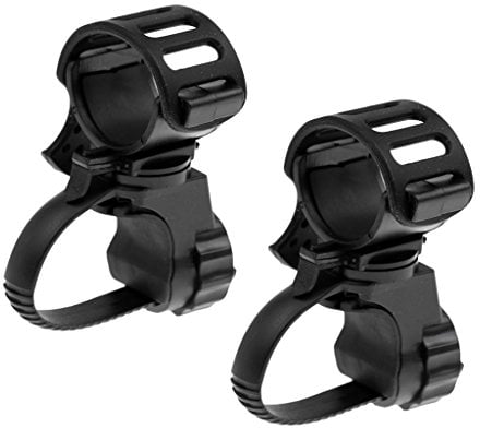 MagiDeal 2 Fahrrad Lampe,LED Licht Halterung 360 ° Drehbar Fahrradzubehör