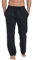 Timone Pantaloni Uomo Pigiama in 100% Cotone Caldo, Lunghi e Leggeri, Abbigliamento da Notte, Tinta Unita e Fantasia a Quadri, con Tasche Laterali TPP-001 (Nero, L)