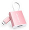 LENTION Adaptador USB C a AV Digital HDMI 4K, Thunderbolt 3 a HDMI, para MacBook Pro 2023-2016, Nuevo Mac Air/iPad/Surface, Samsung S21/S20, etc, Stable Driver Certificado (CB-4KHDMI,Oro Rosa)