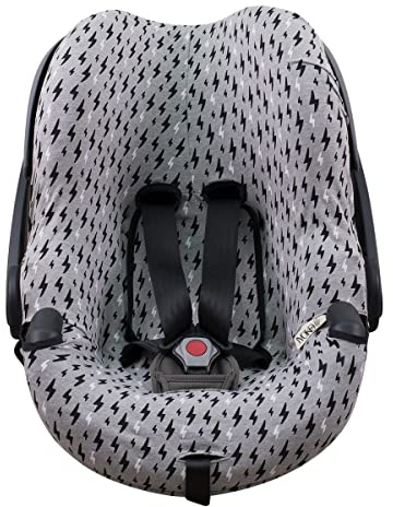 JYOKO Kids Bezug Kompatibel mit BeSafe iZi Go (Black Rayo)