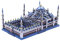 Unbekannt 2018 Microworld 3D Metall Puzzle Blaue Moschee Sultan Ahmed Moschee Model Kits J029 DIY 3D Laserschnitt Modell-Bausatz Spielzeug