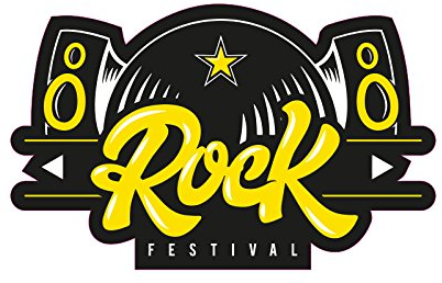 1 x Aufkleber Rock Festival Music Musik Konzert Sticker Tuning Autoaufkleber OEM