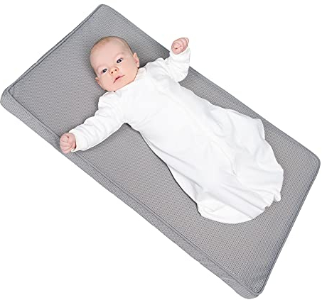 roba Stubenbettmatratze 45 x 85 cm - Matratze für Beistellbetten & Stubenwagen - AIR BALANCE PREMIUMMESH - safe asleep® - Atmungsaktive Babymatratze für optimales Schlafklima