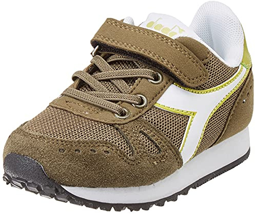 Diadora SIMPLE RUN TD, Sneakers Unisex - Bambini, Verde (Oliva), 22 EU
