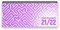 Lehrer-Tischkalender 2021/22 XL - 1 Woche - 2 Seiten (Juli 2021 - September 2022): 14,5 x 32,5 cm, quer, Labyrinth, lila