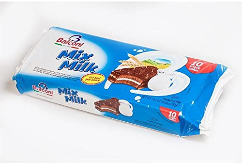 Genoises Fourrées Au Lait Enrobée Mix Milk 350G - Lot De 4