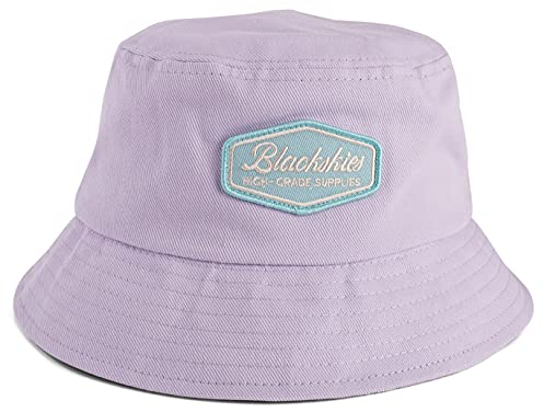 Blackskies® Oasis Bucket Hat Hombres Mujeres Unisex Sombrero de Sol Sombrero de Pesca Pastel Lila Violeta-Menta