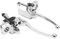 Tbest Hydraulischer Kupplungshebel, 1 Paar Hydraulischer Hauptbremszylinder Kupplungs Bremshebel Aluminiumlegierung Universal Hauptbremszylinderhebel für 1 Zoll Motorradlenker