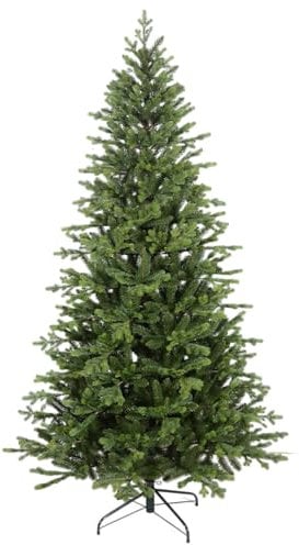 Giulia Grillo Albero di Natale Slim 180cm, 2054 Rami, Albero di Natale Slim Luxury Realistico, Facile da Montare, Folto, PE/PVC, Verde