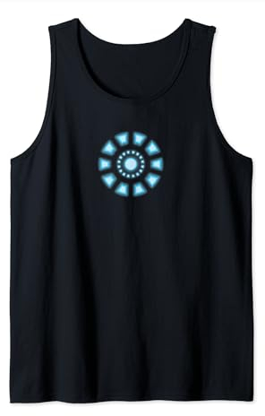 Marvel Studios Iron Man Tony Stark Arc Reactor Classic Tank Top