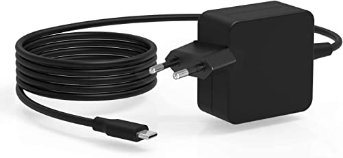 65W USB C Cargador Compatible con HP Pavilion 14 Plus 14 14-EW, Elitebook, Probook, Spectre x360 13 14, Elite x2 1012, Chromebook 11 14 Envy x360 para Portátil