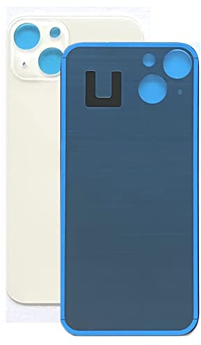 SGV Carcasa para iPhone 13 Mini en color blanco. Cristal trasero con orificio para cámara ampliado