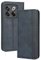 HAOYE Coque pour OnePlus 10T 5G, Cuir Etui Premium PU + TPU Housse Folio Flip Case, Cover Portefeuille ave ID Carte de Crédit Slot Fermeture Magnétique, Bleu
