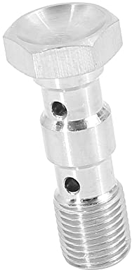 A ABSOPRO Auto M10x1.0 Metrico Filetto Doppio Banjo Bullone Freno Raccordo Adattatore