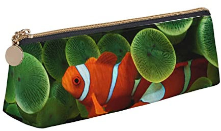 Federmäppchen, Clownfisch Tropischer Fisch Nemo Stiftetasche Praktischem Federmappe Mit Reißverschluss Briefpapier Tasche Für Büro College-Studenten Schule