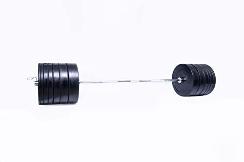 200kg Olympic Bumper Weight Set with 86 Olympic Weight Bar