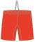 HEAD CLUB Shorts M, tomato, 2XL