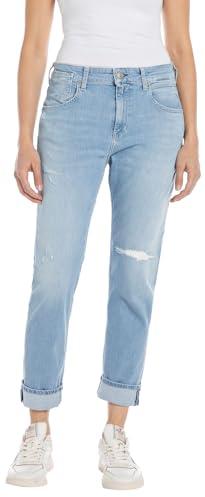 Replay Damen Jeans Marty Boyfit Bio, Light Blue 010-1 (Blau), 29W / 30L
