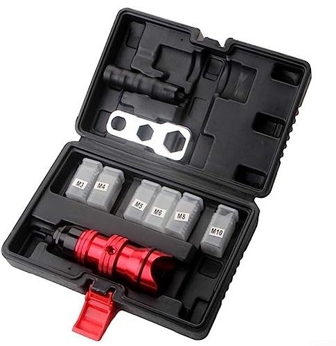 SPORTARC Nietmutter Werkzeug Nieten für M3 ~ M10 Elektrische Bohrmaschine Adapter Einfügen Mutter Nietwerkzeug