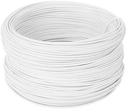 Alambre De Hierro Galvanizado, 100 Metros De Amarre, Tirantes Blancos Galvanizados, Alambre Para Manualidades, Alambre Para Colgar Cuadros, Lazos De Ramas De Uva Hechos A Mano Para Manualidades, 0,55