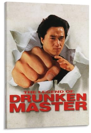 LIANGSHUANG 1994 Kampfsport-Filme Drunken Master II, Poster, Bild, Druck, Wandkunst, Poster, Gemälde, Leinwand, Poster, Kunstwerke, Raumästhetik, 50 x 75 cm