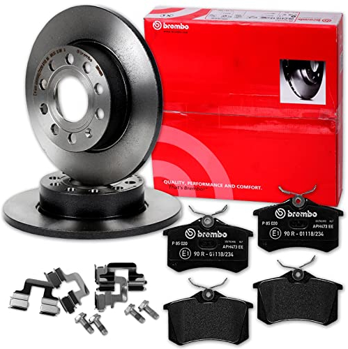Bremsscheiben 245mm + Beläge hinten für Passat 3B 3BG + A6 C5