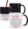 Planetee Tasse Magique Soeur aussi géniale | Mug qui change couleur avec la chaleur | Idée Cadeau Famille Amis Humour Collègue Travail Anniversaire Noël Soeur Frère