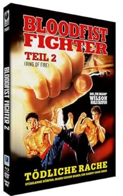 Bloodfist Fighter - Ring of Fire 1 Mediabook - Cover B - Limited Edition auf 222 Stück (Blu-ray+DVD)