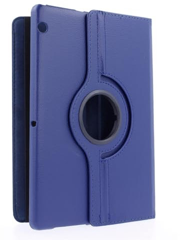 Funda Rotatoria 360° Polipiel para Huawei MEDIAPAD T3 10 9,6, Carcasa Protector, Azul Claro